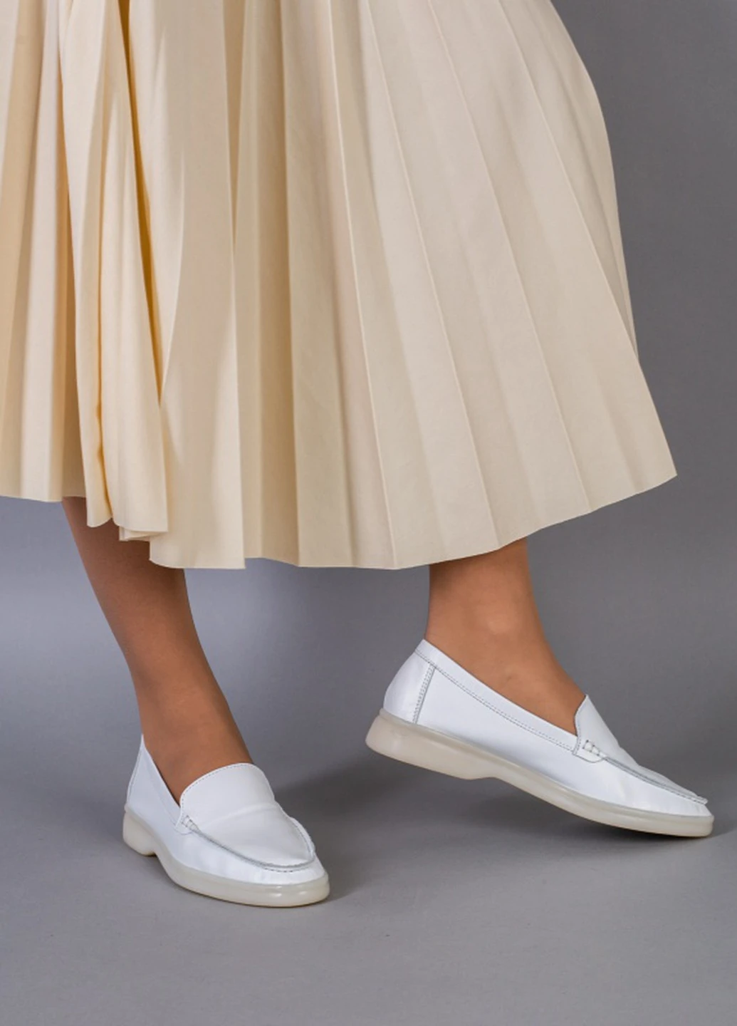 Brand Туфлі ShoesBand білий з натуральна шкіра, — демісезон (257136279)