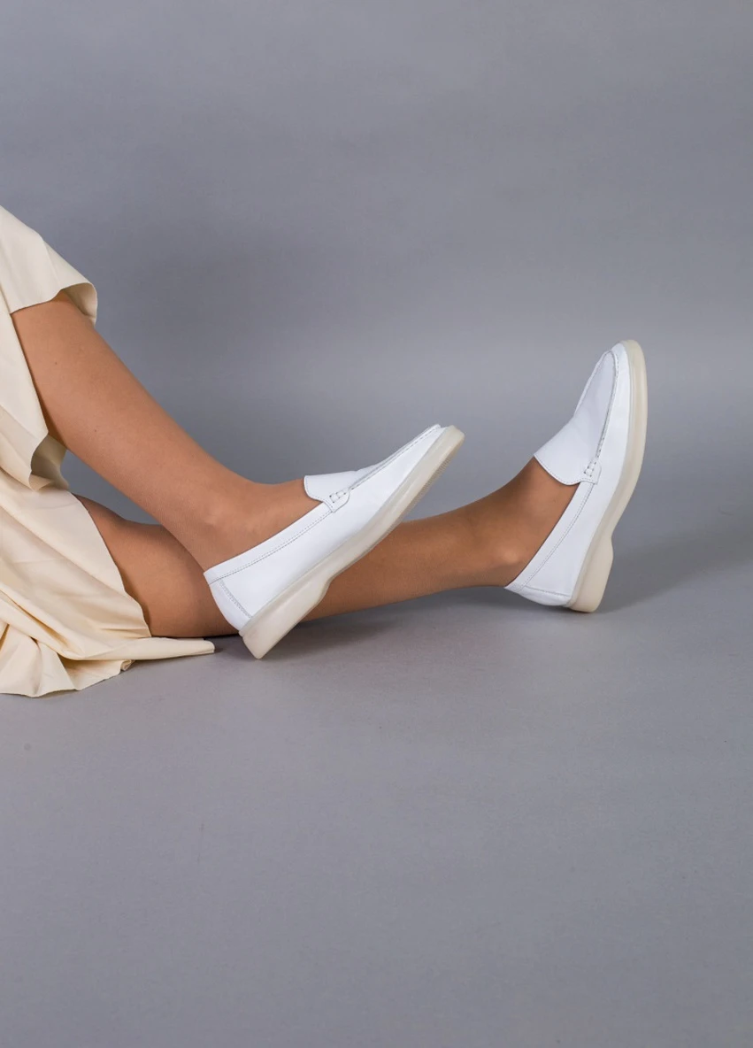 Brand Туфлі ShoesBand білий з натуральна шкіра, — демісезон (257136279)