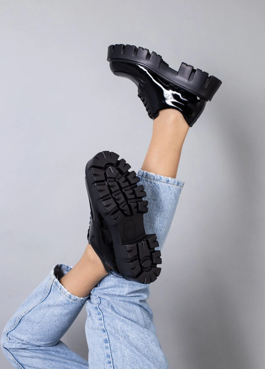 Brand Туфлі ShoesBand чорний з натуральна шкіра, — демісезон (257136271)