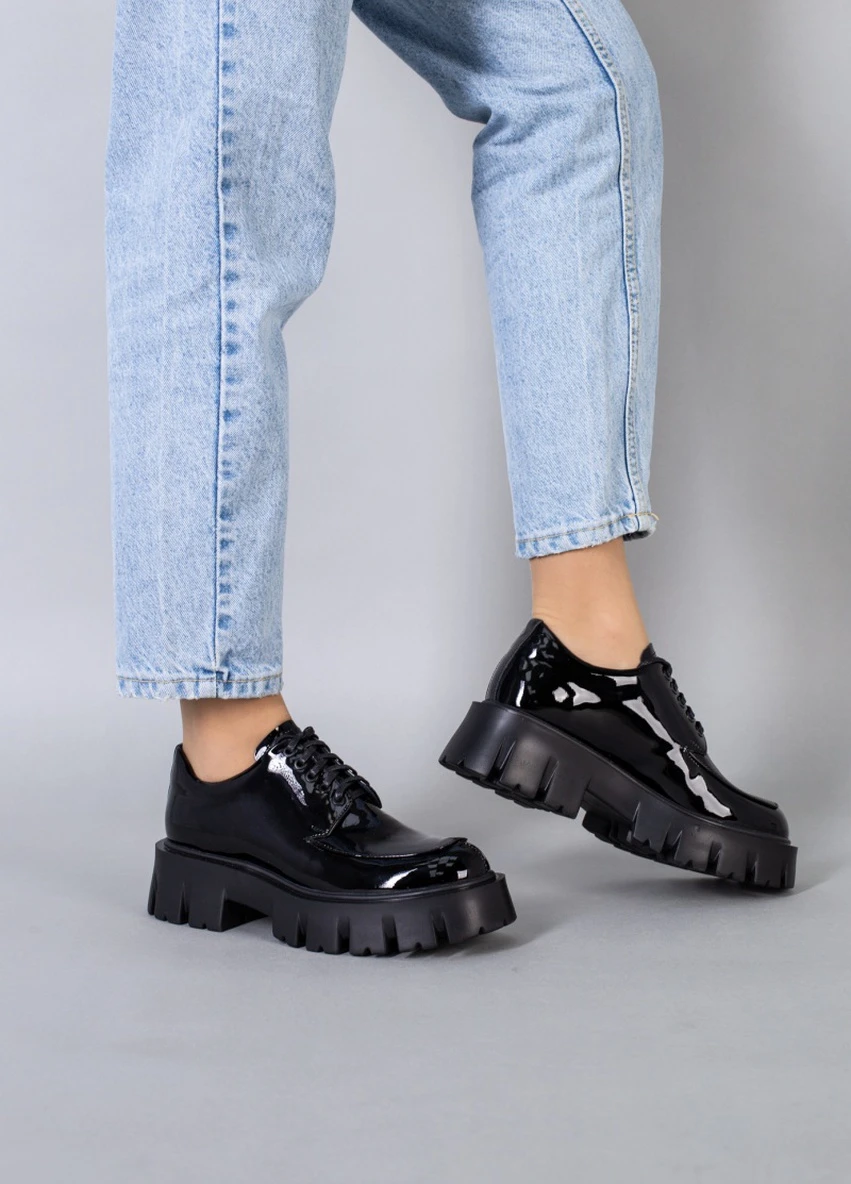 Brand Туфлі ShoesBand чорний з натуральна шкіра, — демісезон (257136271)