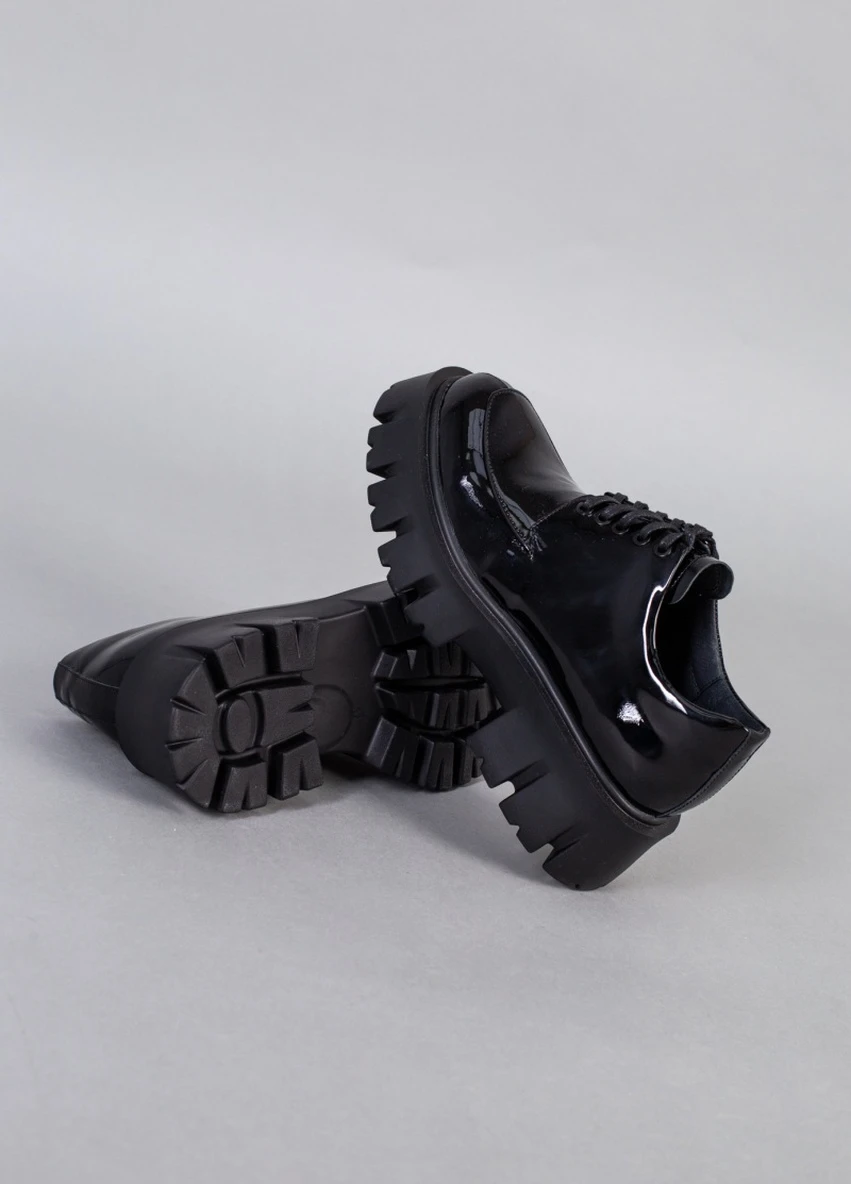 Brand Туфлі ShoesBand чорний з натуральна шкіра, — демісезон (257136271)