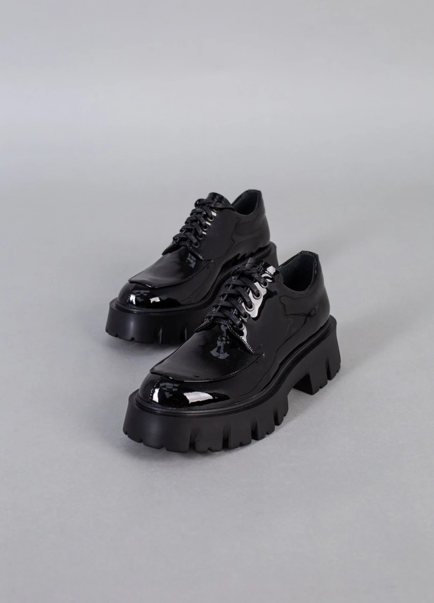 Brand Туфлі ShoesBand чорний з натуральна шкіра, — демісезон (257136271)