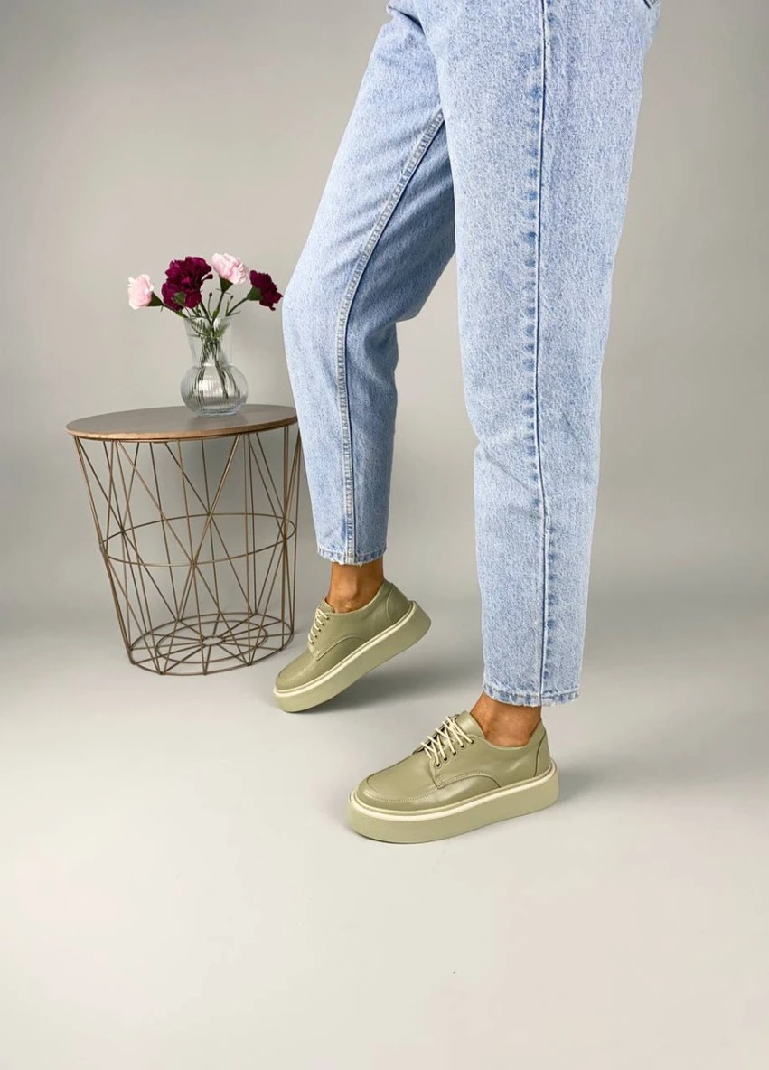 Brand Туфлі ShoesBand хакі з натуральна шкіра, — демісезон (257136299)