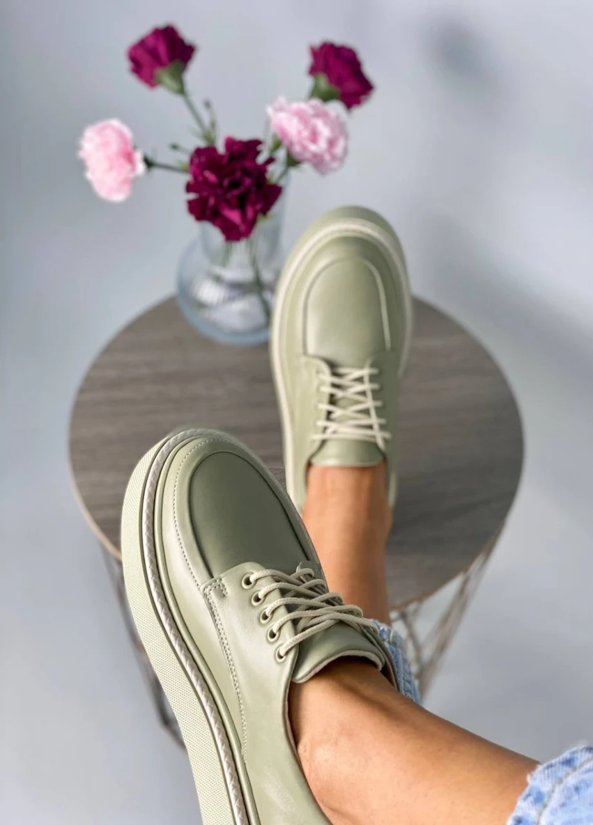 Brand Туфлі ShoesBand хакі з натуральна шкіра, — демісезон (257136299)
