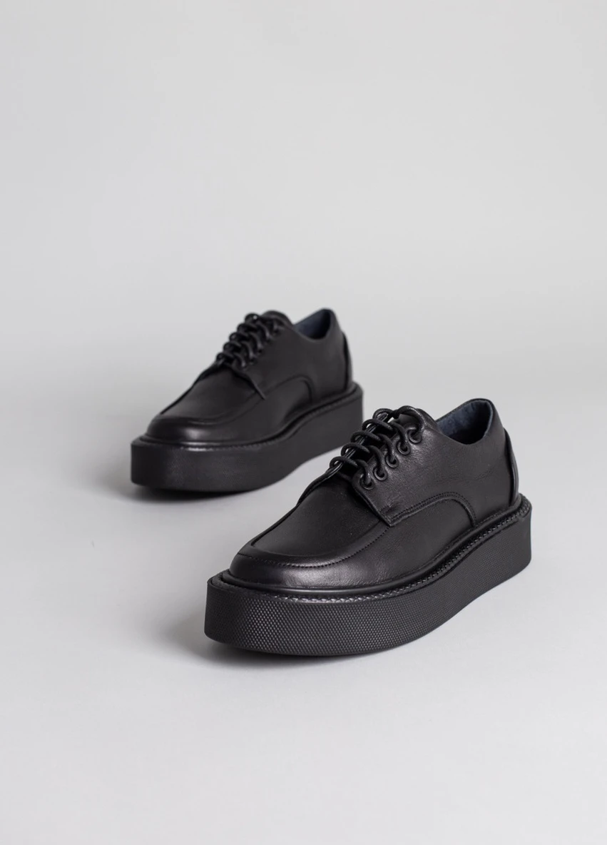 Brand Туфлі ShoesBand чорний з натуральна шкіра, — демісезон (257136173)