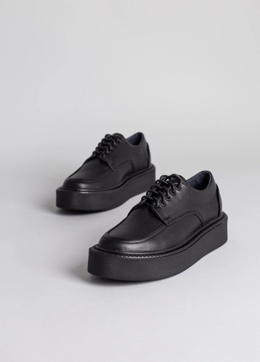 Brand Туфлі ShoesBand чорний з натуральна шкіра, — демісезон (257136173)