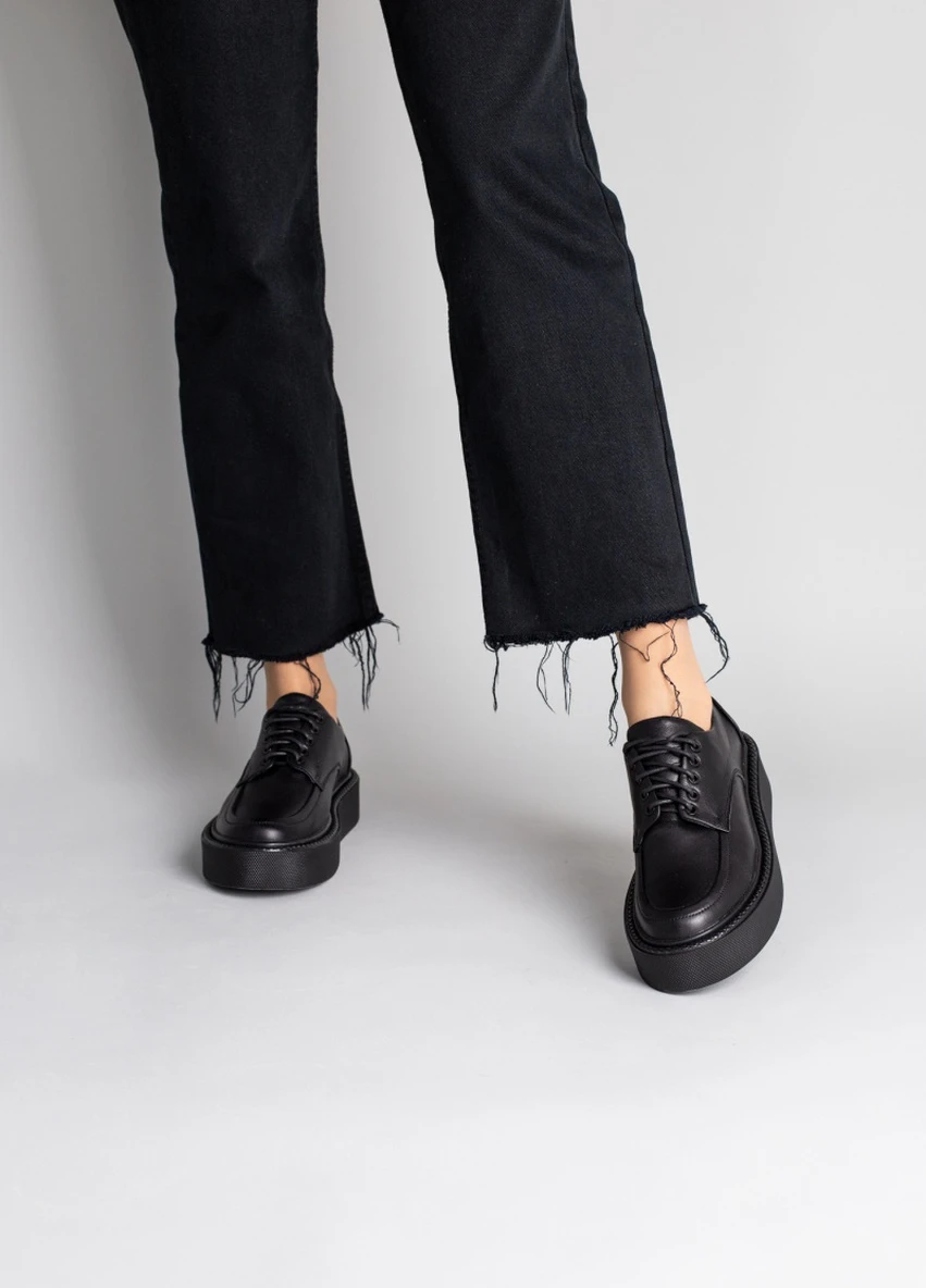 Brand Туфлі ShoesBand чорний з натуральна шкіра, — демісезон (257136173)
