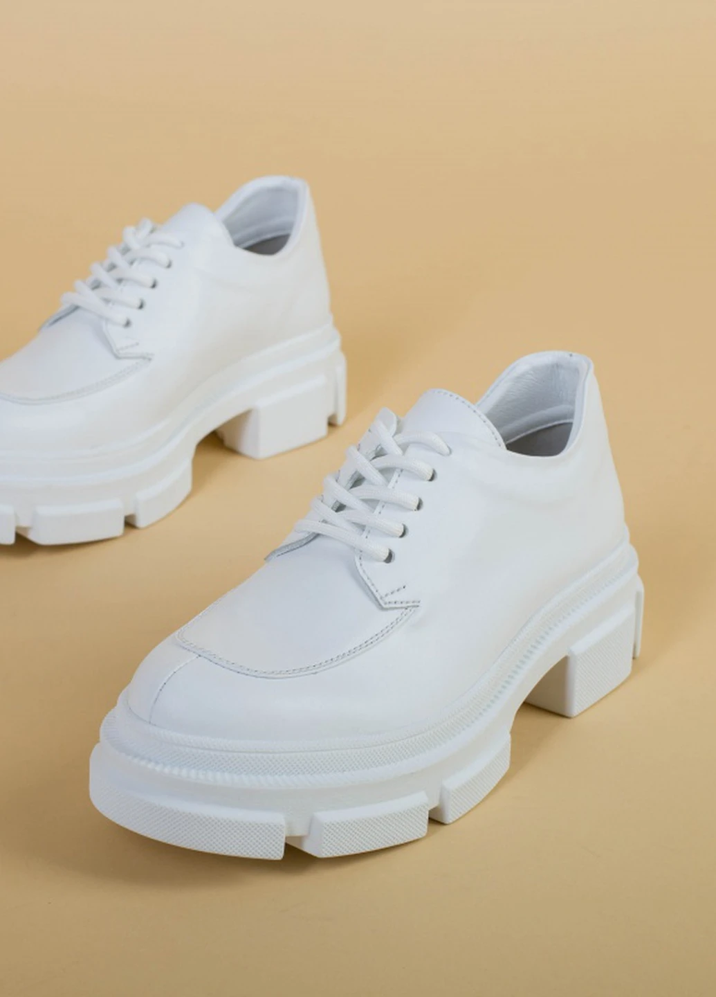 Brand Туфли ShoesBand белый з натуральная кожа, — демисезон (257136572)