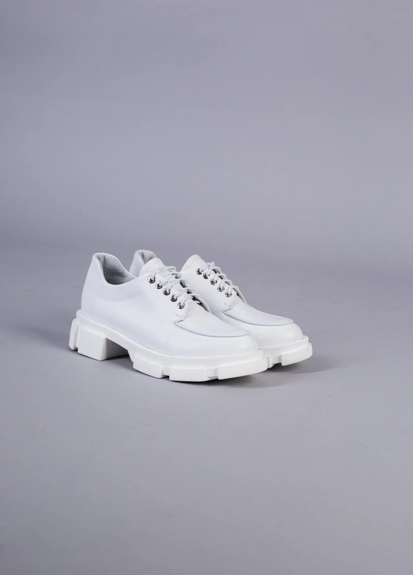 Brand Туфли ShoesBand белый з натуральная кожа, — демисезон (257136430)
