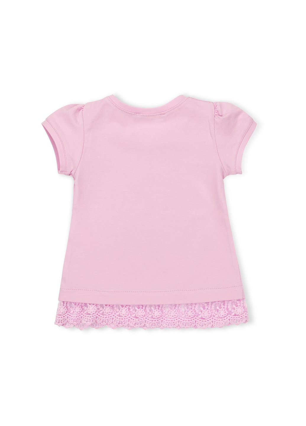 Комбинированная футболка детская "best frends" (11043-92g-pink) Breeze