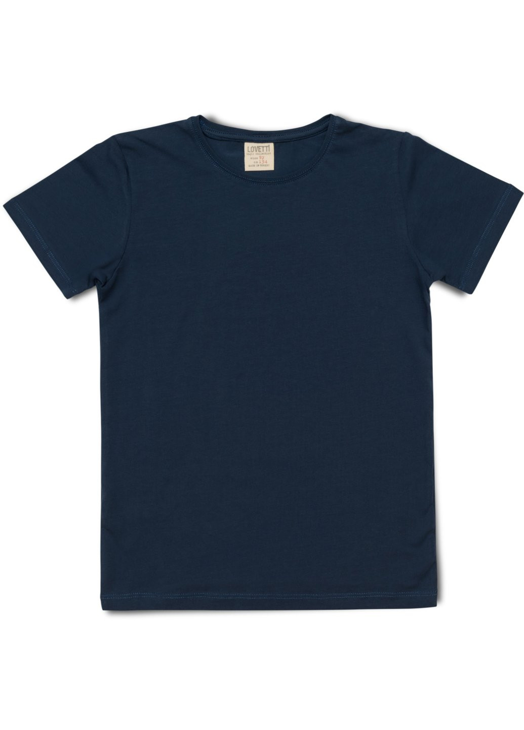 Комбинированная футболка детская базовая (3030-146-blue) Lovetti