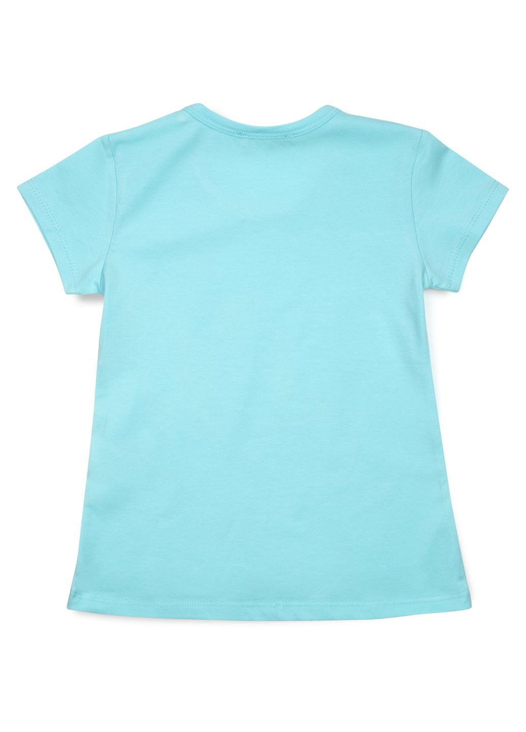Комбинированная футболка детская с бабочками (14111-104g-blue) Breeze