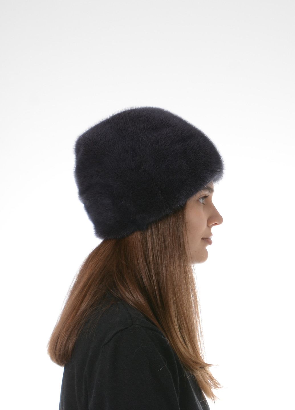 Жіноча зимова тепла норкова шапка Меховой Стиль подковка (257161623)