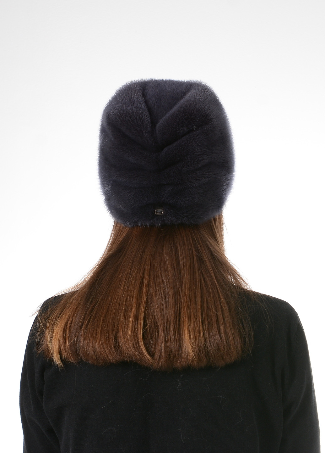 Жіноча зимова тепла норкова шапка Меховой Стиль подковка (257161623)