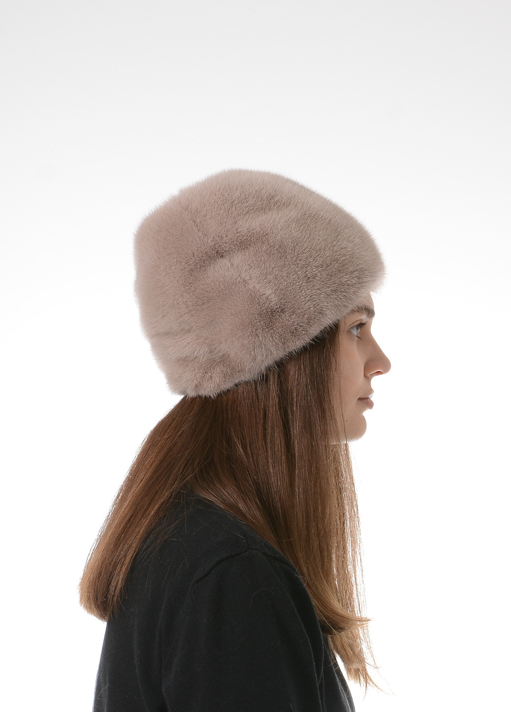 Жіноча зимова тепла норкова шапка Меховой Стиль подковка (257161611)