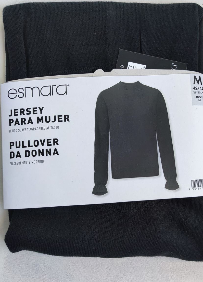 Чорний демісезонний светер джемпер жіночий джемпер Esmara
