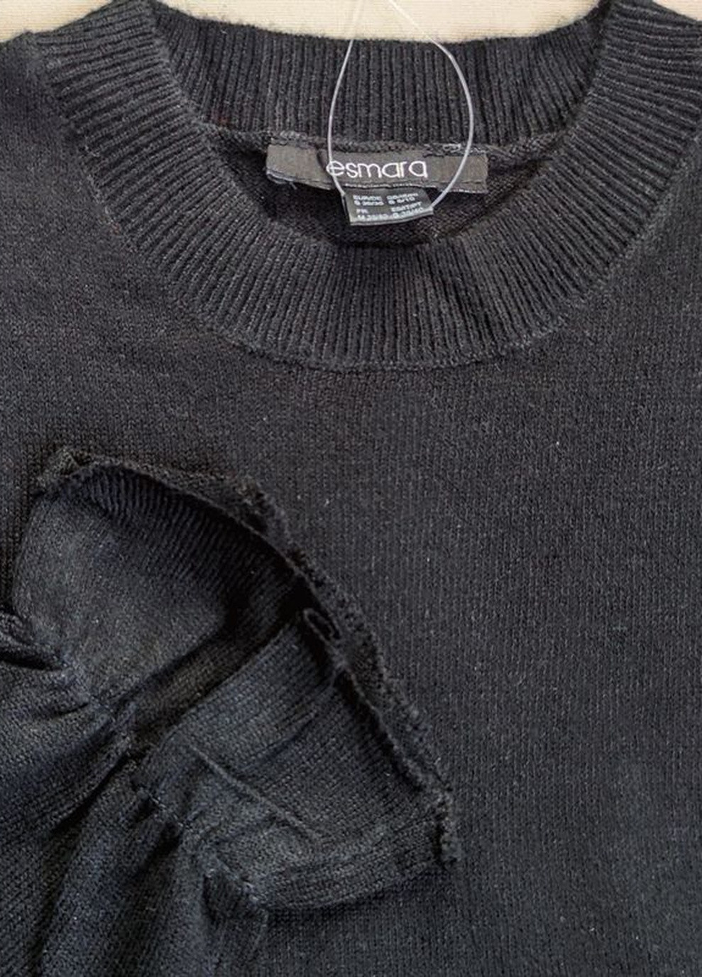 Чорний демісезонний светер джемпер жіночий джемпер Esmara