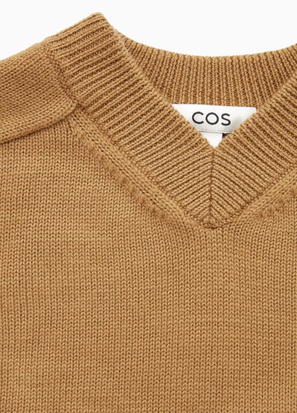Коричневий зимовий пуловер Cos