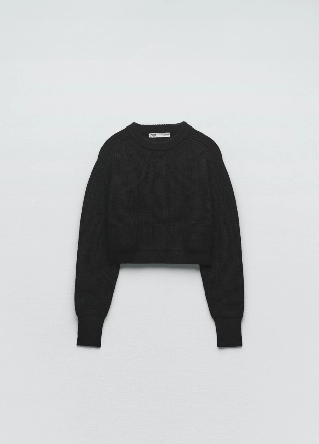Чорний демісезонний светр Zara