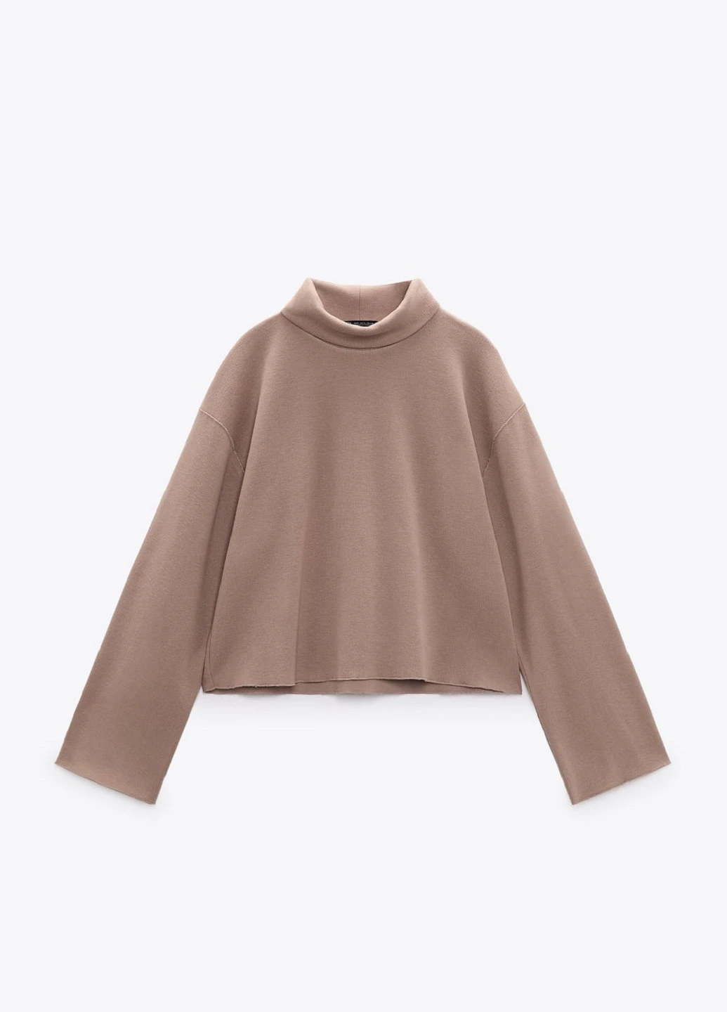 Темно-бежевый демисезонный свитер Zara