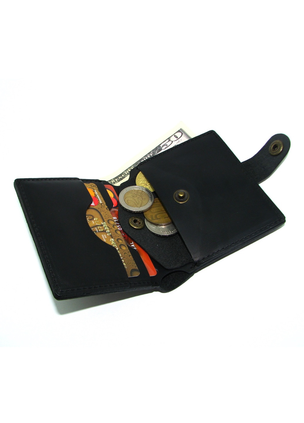 Кожаный мужской кошелек с монетницей DNK Leather (257135619)