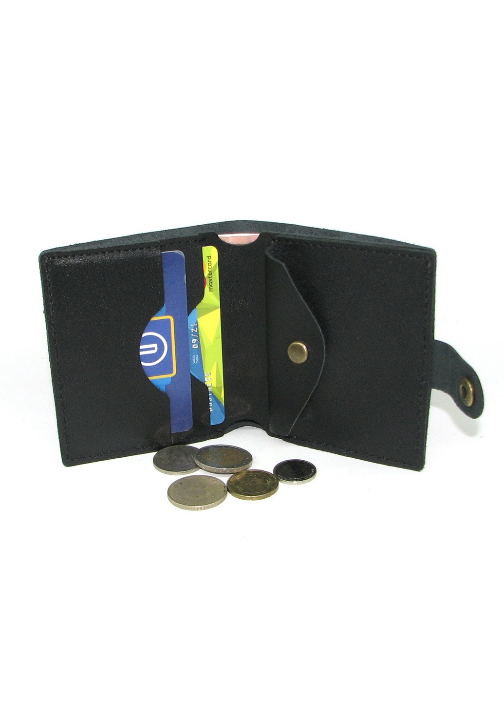 Шкіряний чоловічий гаманець із монетницею DNK Leather (257135622)