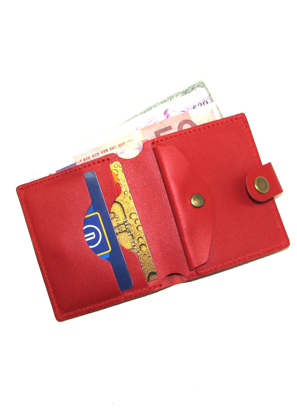 Шкіряний жіночий гаманець із монетницею DNK Leather (257135624)