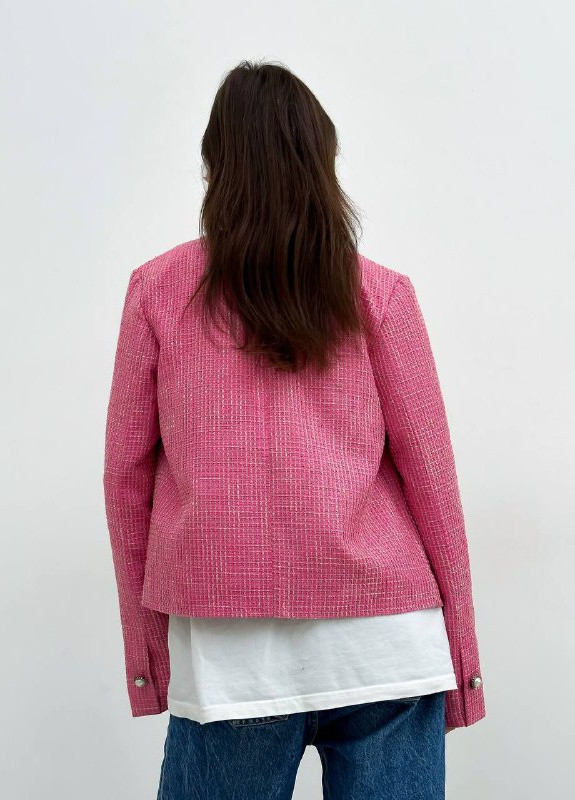 Білий жіночий жакет короткий на гудзиках ZF inspire (257130162)