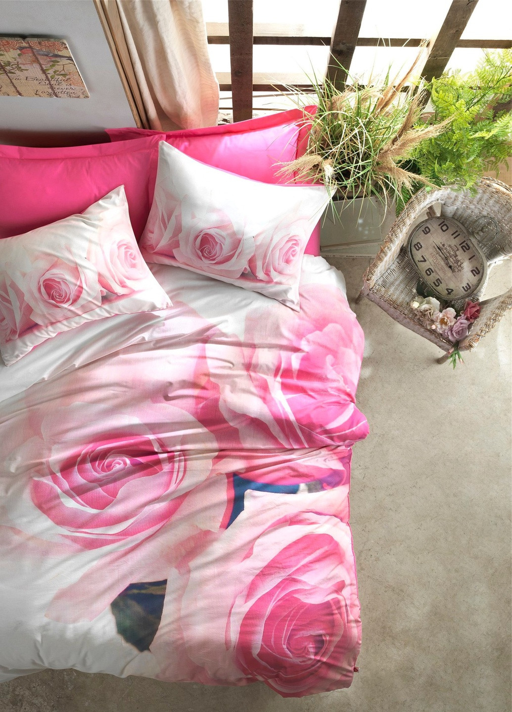Турецкое постельное белье Florence - Pink TURComFor tc303375244 (257130126)