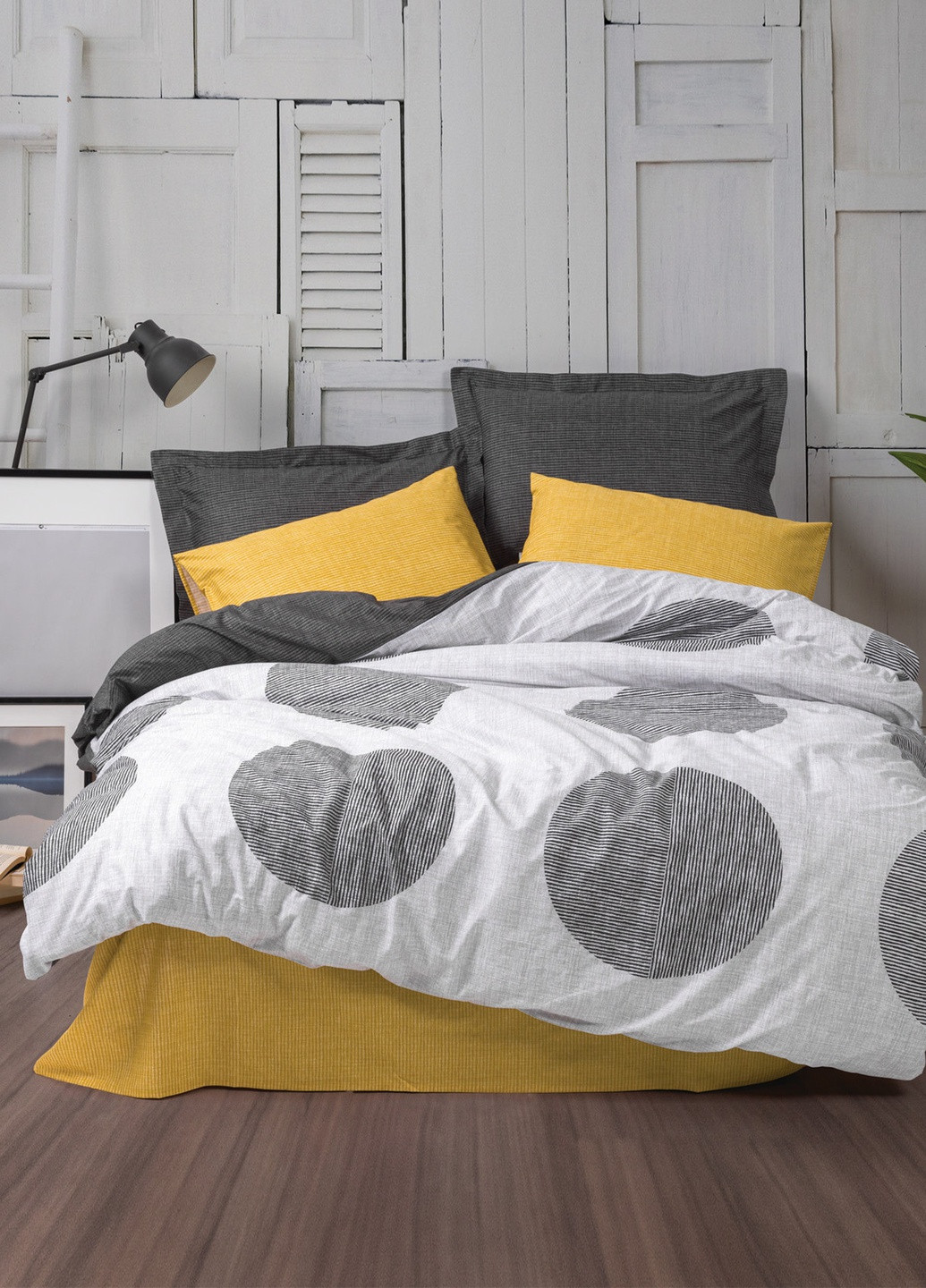 Турецкое постельное белье Dappled - Yellow TURComFor tc303375229 (257130142)