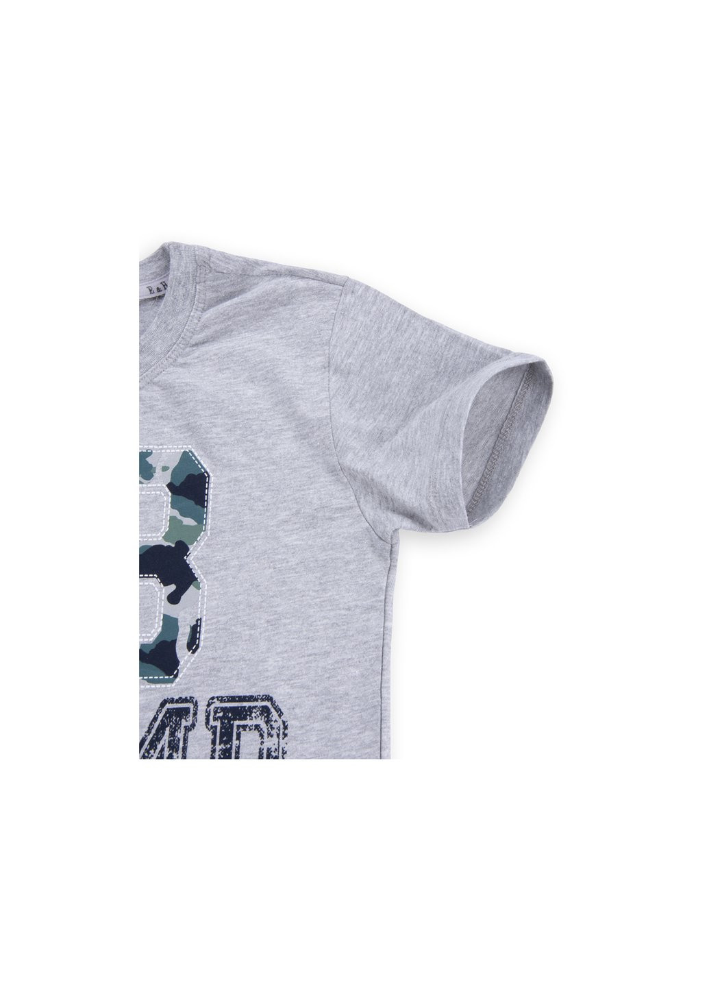 Сірий літній набір дитячого одягу "68 champ" (8964-128b-gray) E&H