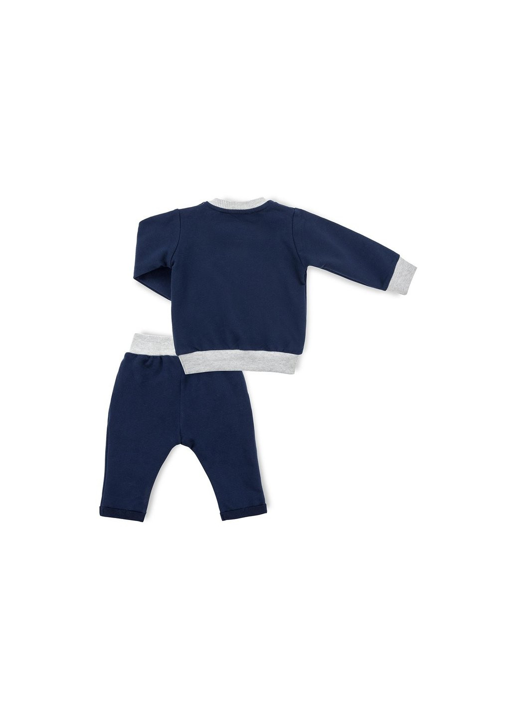 Голубой демисезонный набор детской одежды с зайцем (9513-80b-blue) Breeze