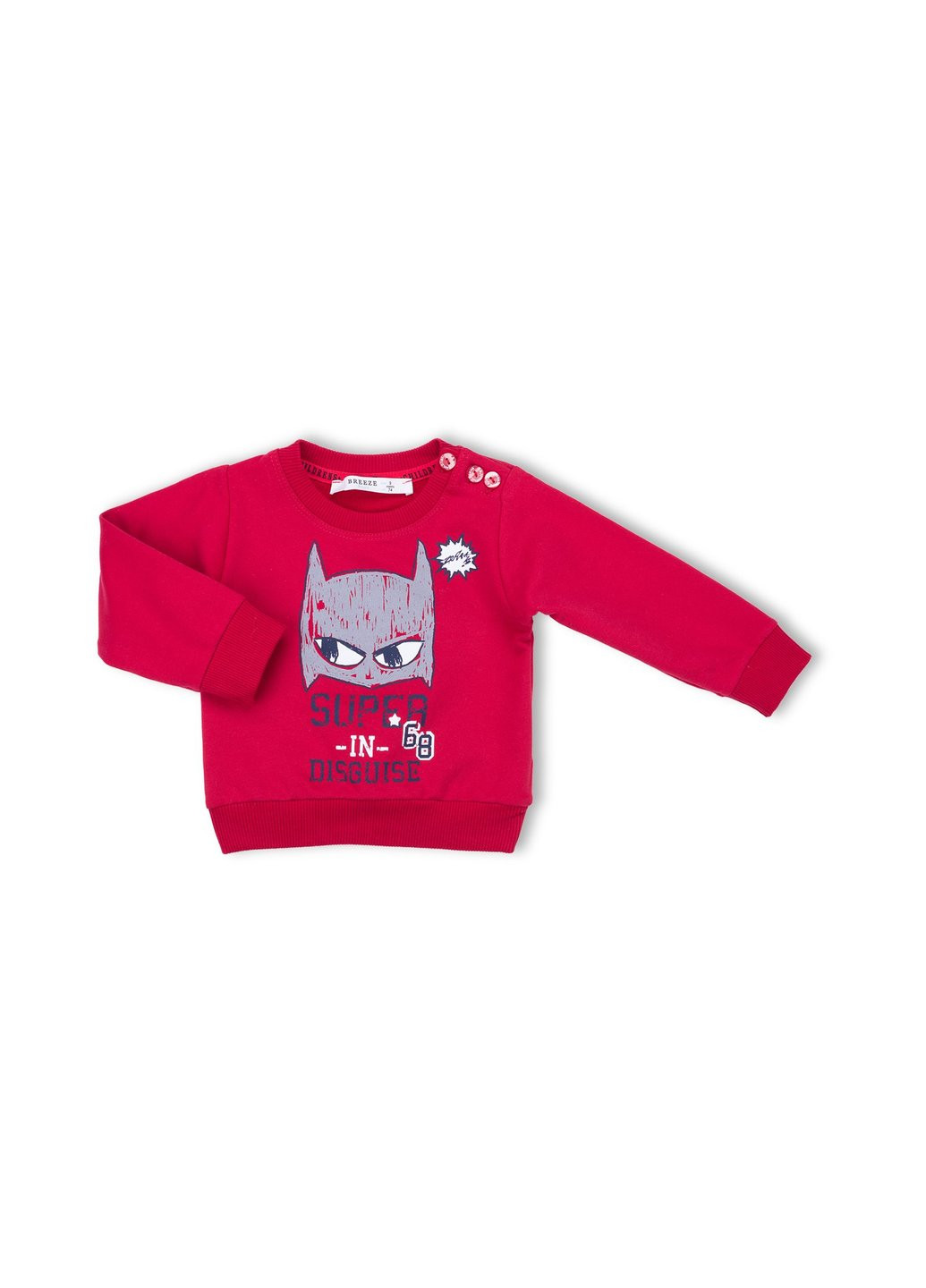 Красный демисезонный набор детской одежды "super in disguise" (10419-86b-red) Breeze