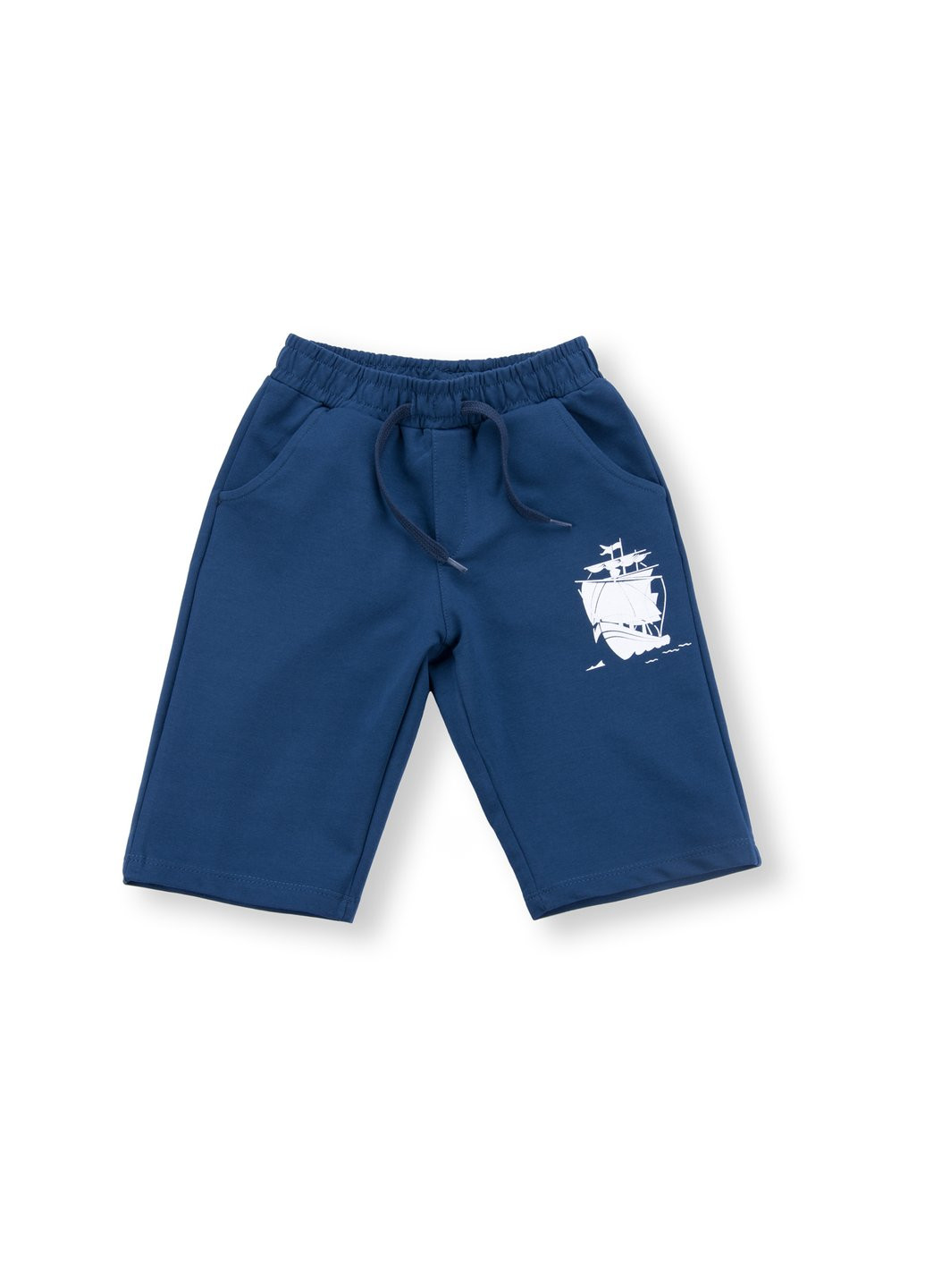 Голубой летний набор детской одежды с парусником (8299-134b-blue) E&H
