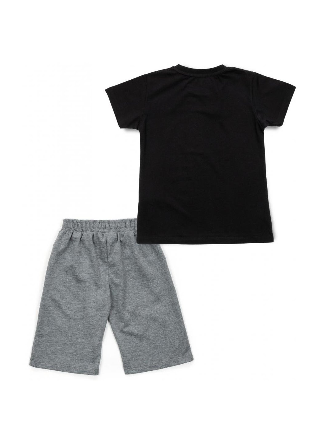 Чорний демісезонний набір дитячого одягу з мотоциклом (15772-134b-black) Breeze