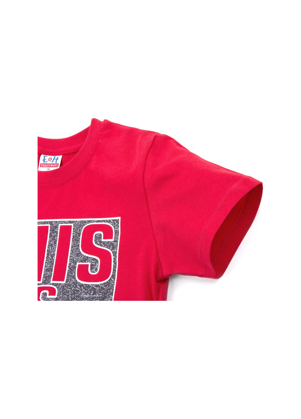 Красный летний набор детской одежды футболка "this is me" с шортами (8939-116b-red) Breeze
