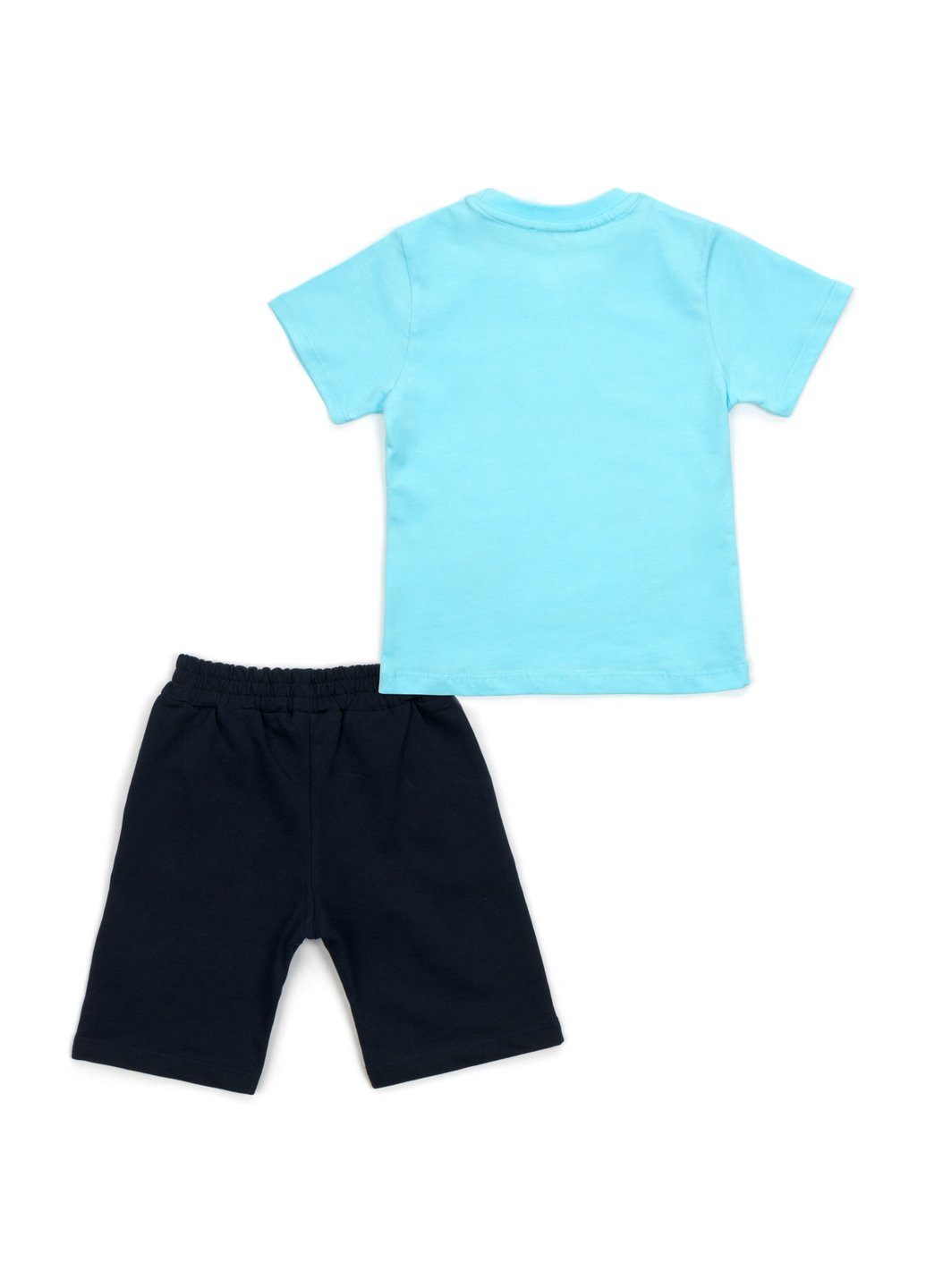 Блакитний літній набір дитячого одягу "skate park" (13357-98b-blue) Breeze