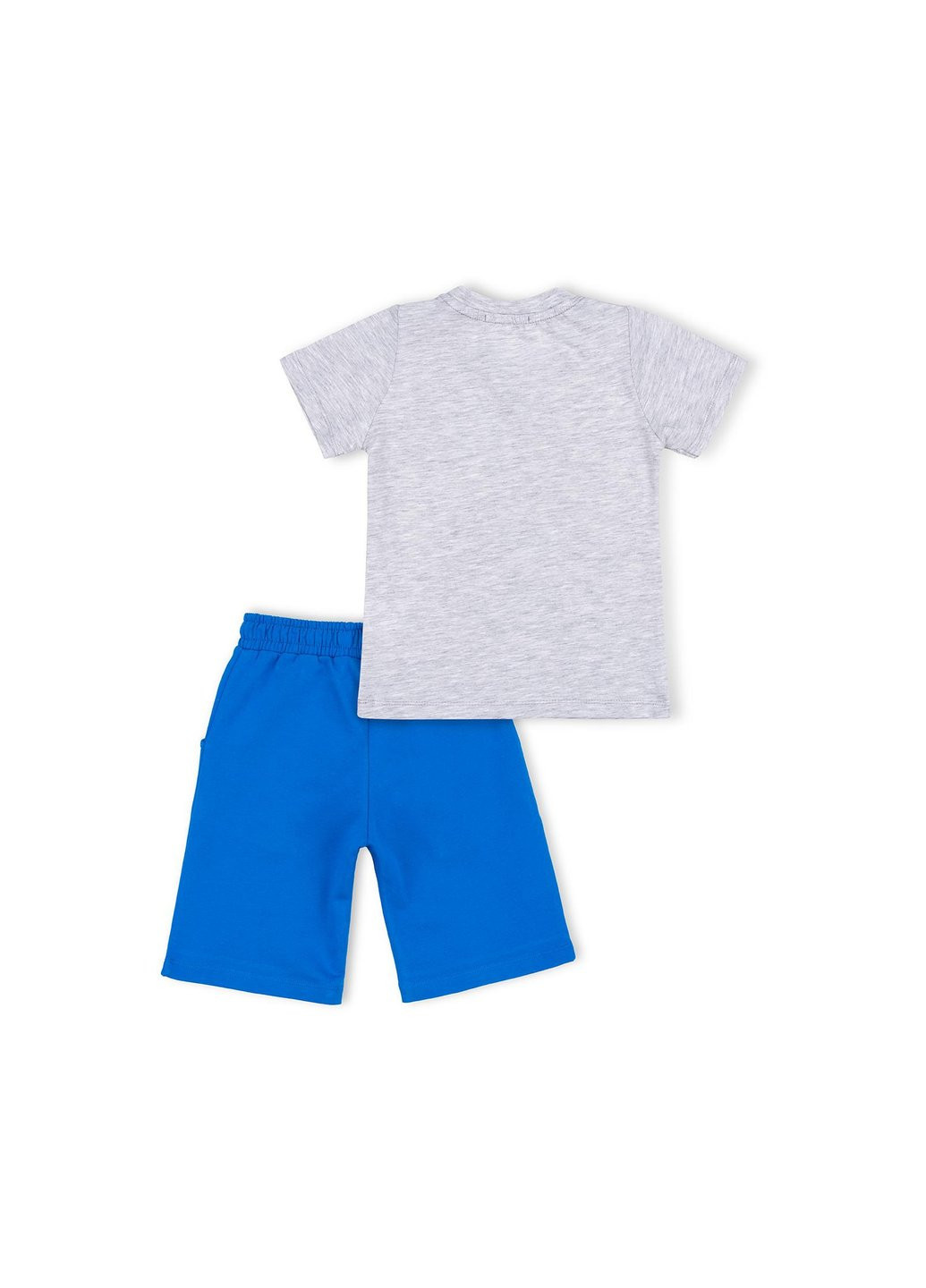 Сірий літній набір дитячого одягу "awesome" (11061-104b-gray) Breeze