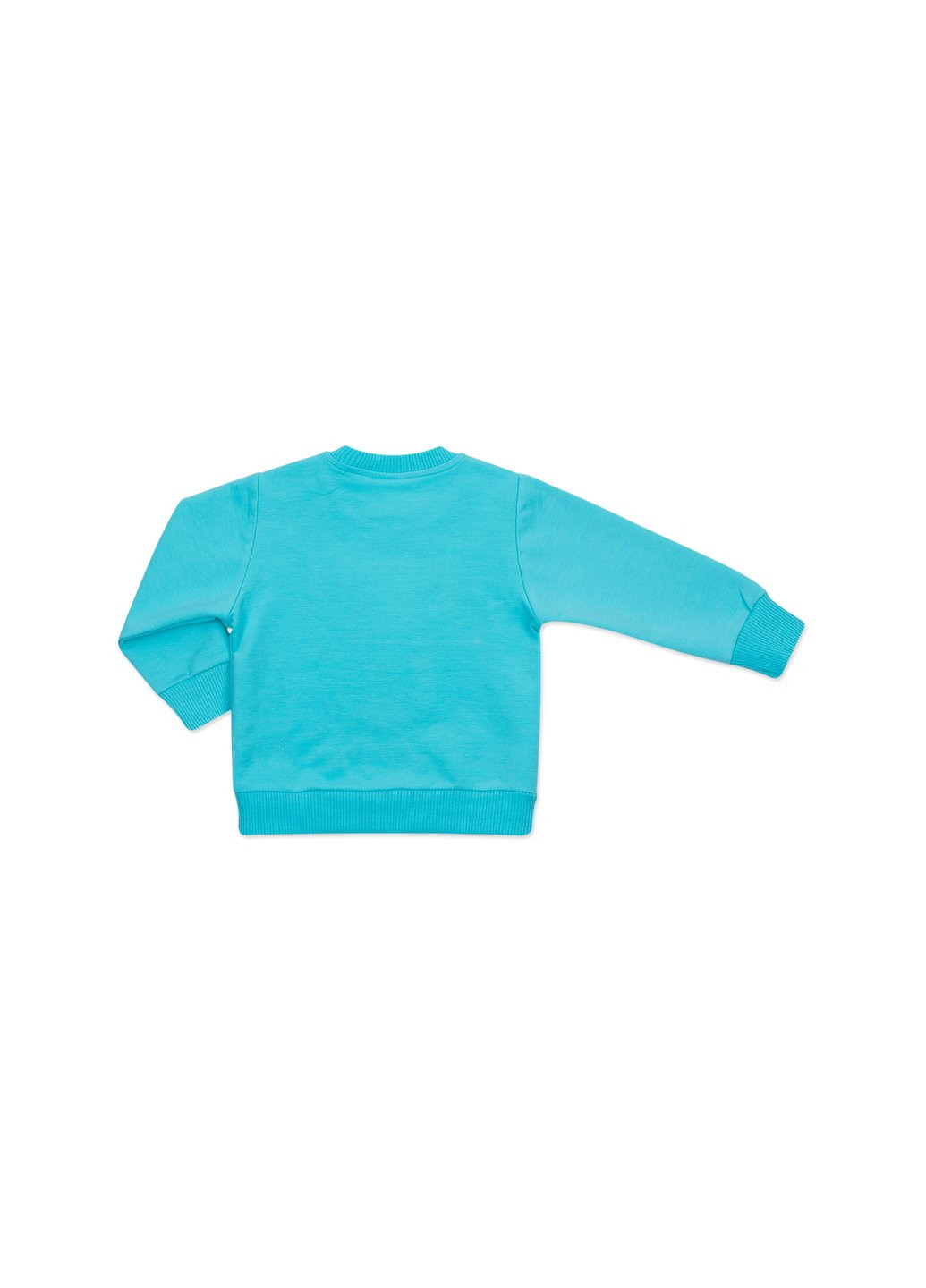 Блакитний демісезонний набір дитячого одягу з собачкою "puppy school" (8653-74b-blue) E&H