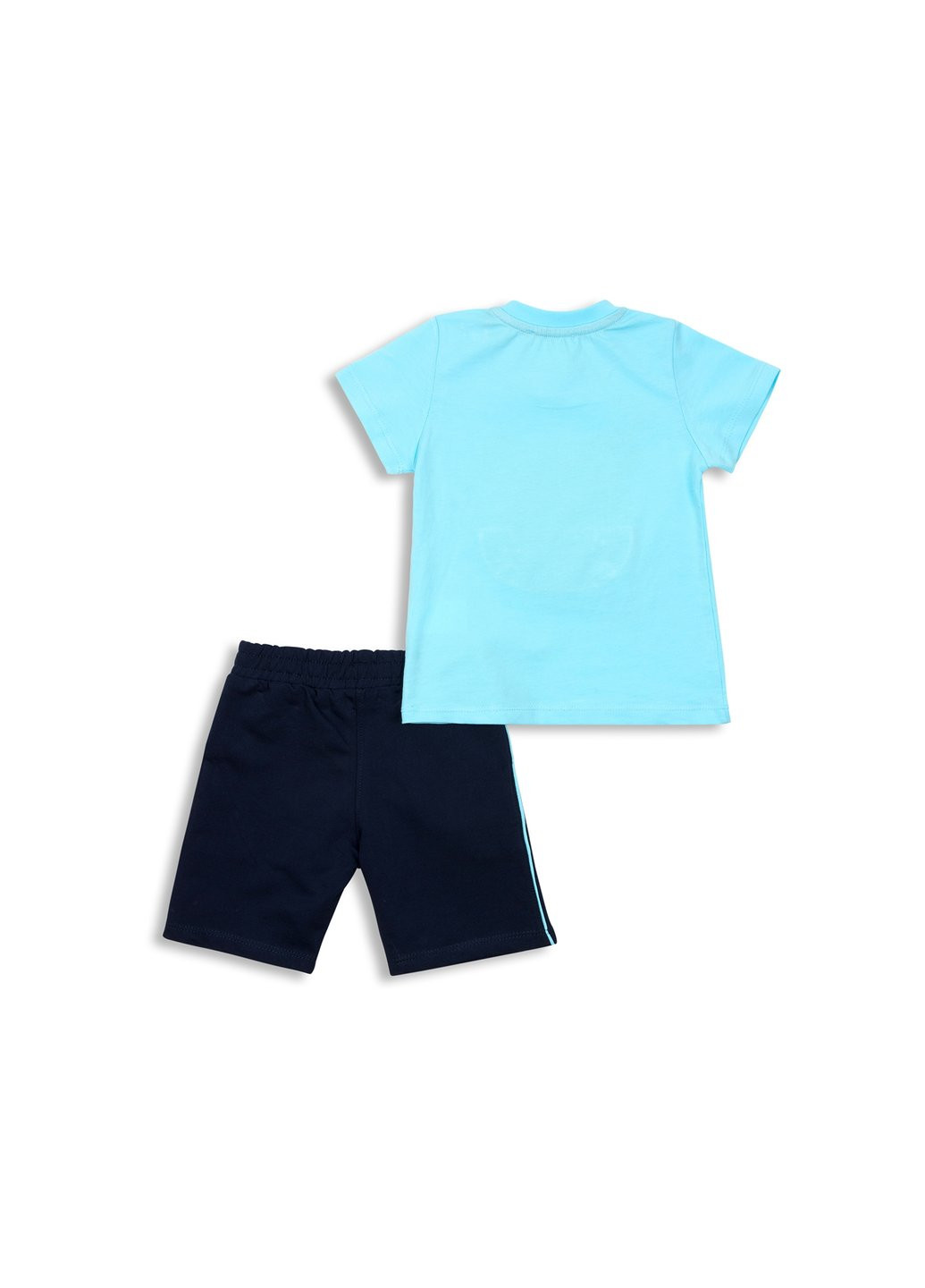 Голубой летний набор детской одежды с тигриком (11810-80b-blue) Breeze