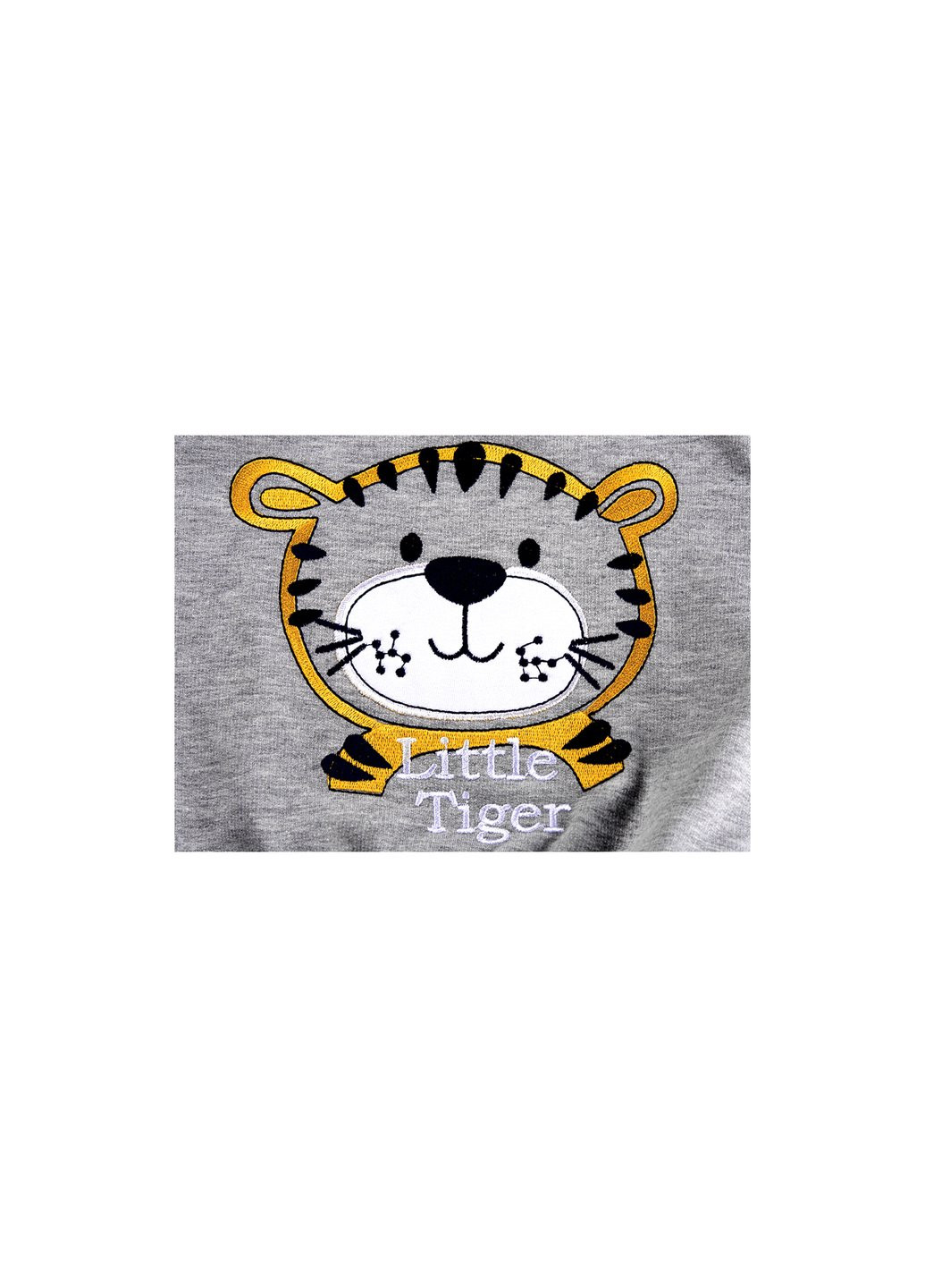 Сірий демісезонний набір дитячого одягу з тигриком (7214-86/b-gray) Breeze