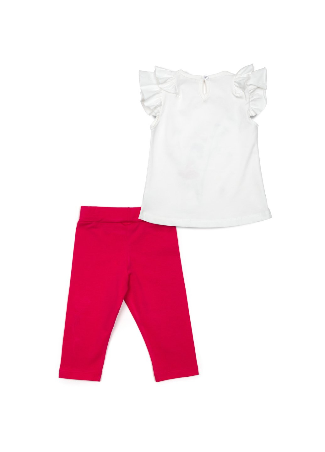 Комбинированный летний набор детской одежды с балеринкой (13730-86g-cream) Breeze