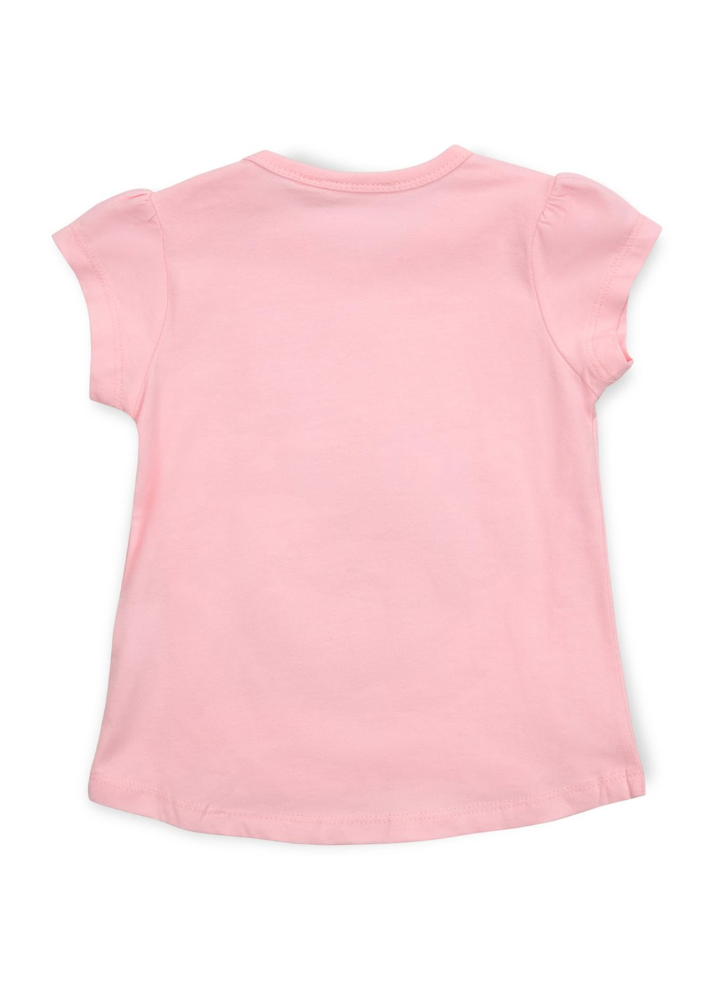 Комбинированный летний набор детской одежды со слоником (13376-98g-pink) Breeze