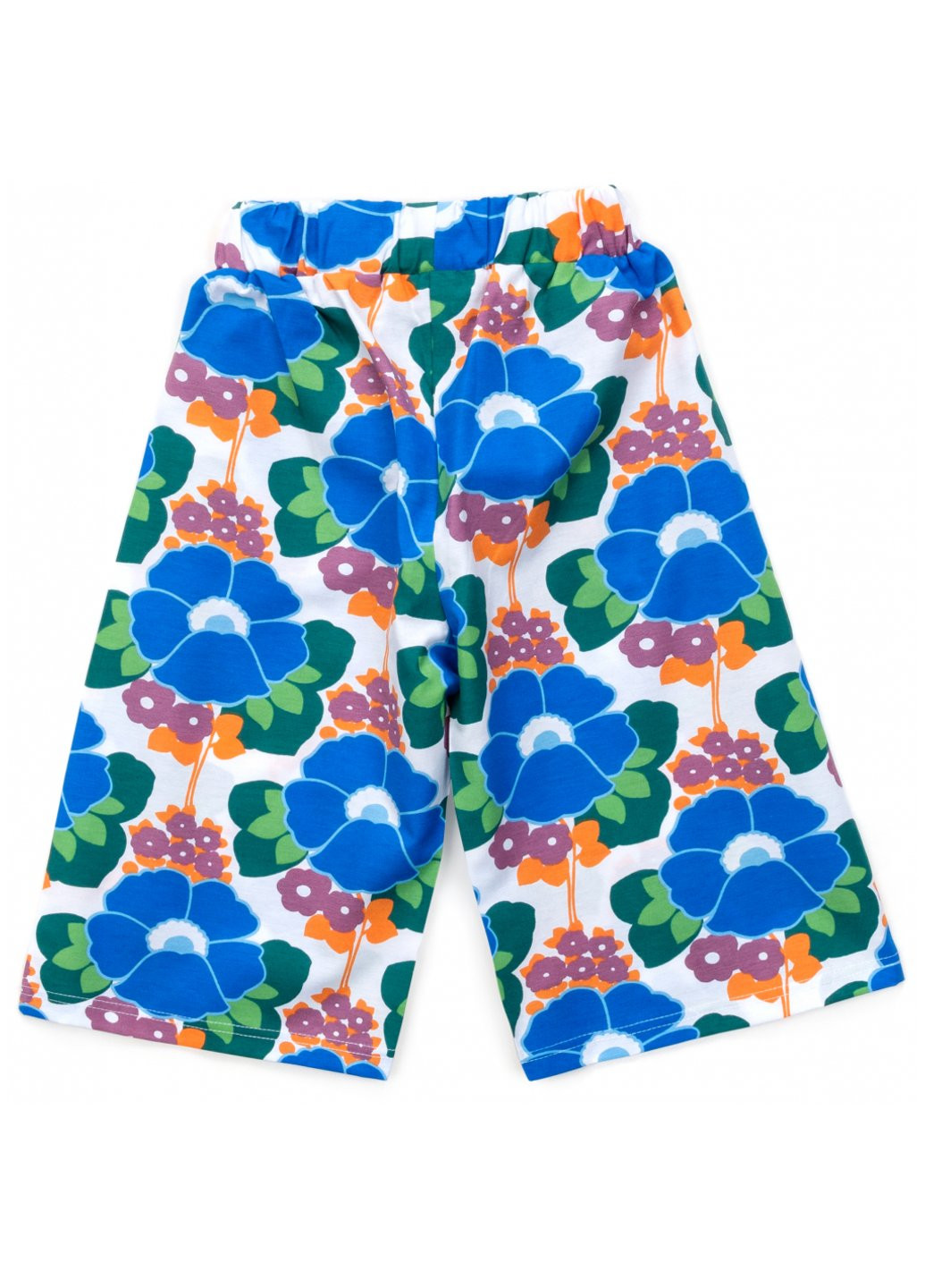 Комбінований літній набір дитячого одягу з палаццо (cl0134032-cl0154007-116g-blue) Cloise