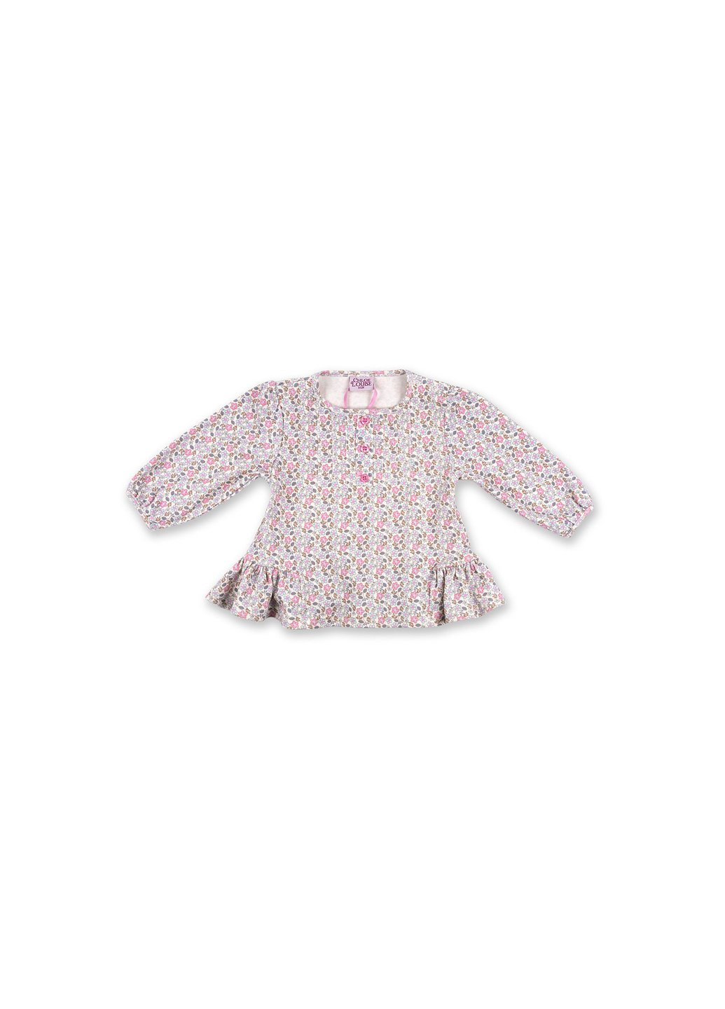 Комбинированный демисезонный набор детской одежды для девочек: кофточка, штанишки и меховая жилетка (g8234.r.9-12) Luvena Fortuna