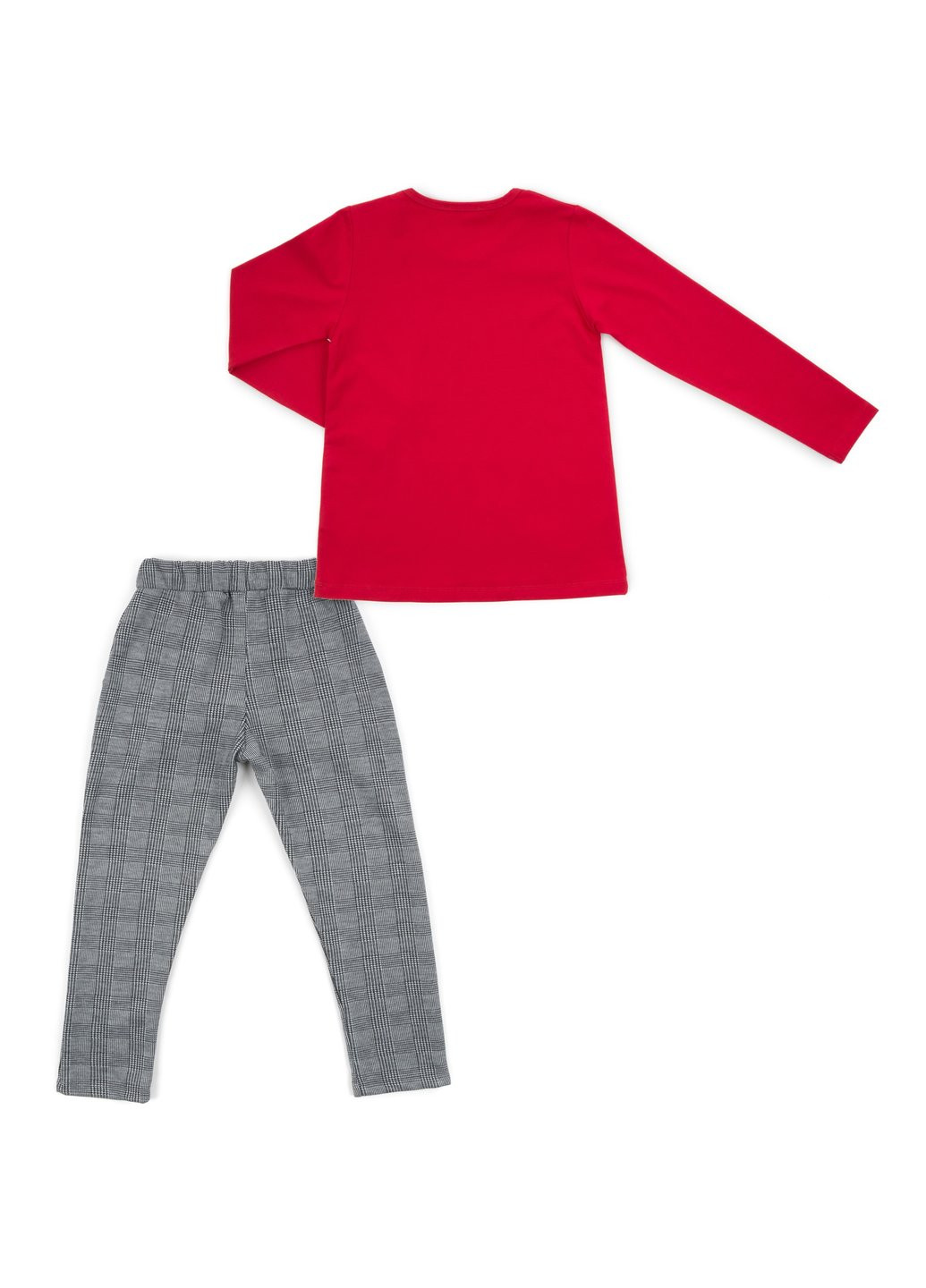 Комбинированный демисезонный набор детской одежды "always keep positive attitude" (13591-134g-red) Breeze