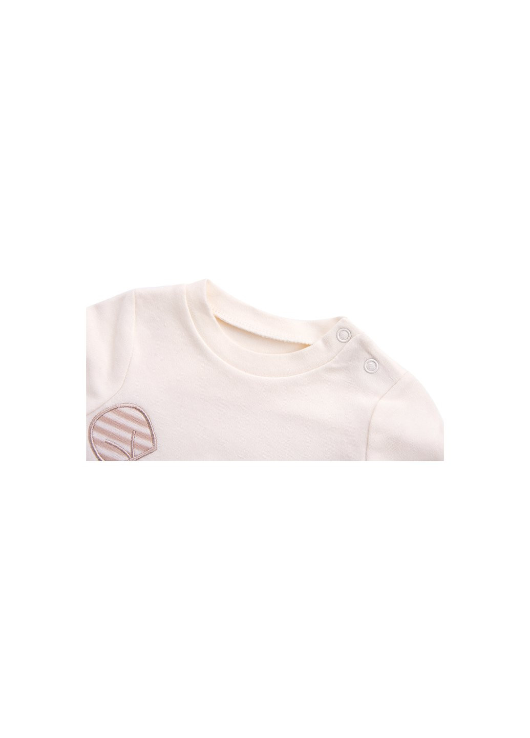 Бежевый демисезонный набор детской одежды велюровый с медвежонком (g8193.0-3) Luvena Fortuna