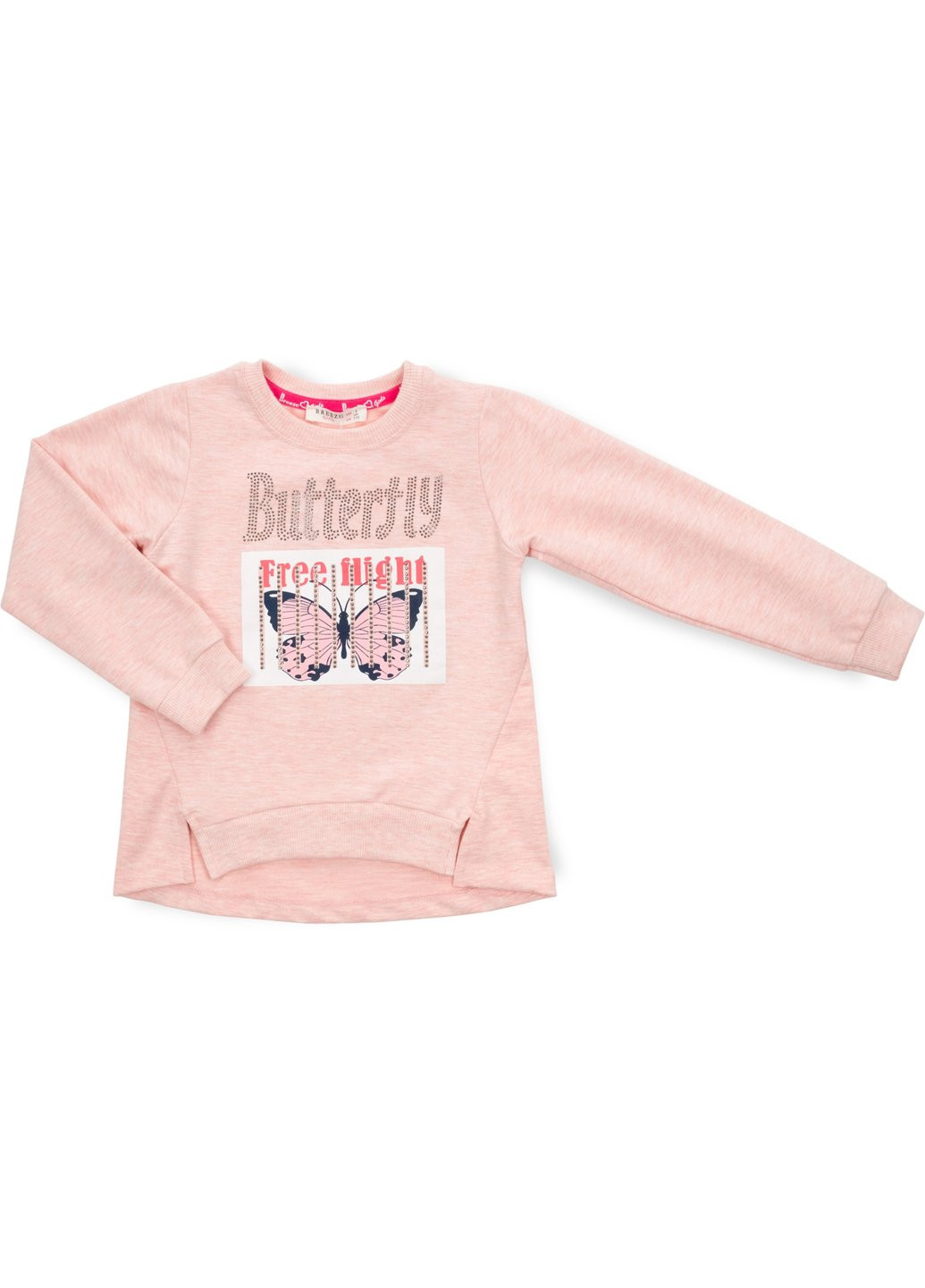 Комбінований демісезонний набір дитячого одягу "butterfly" (13080-128g-peach) Breeze