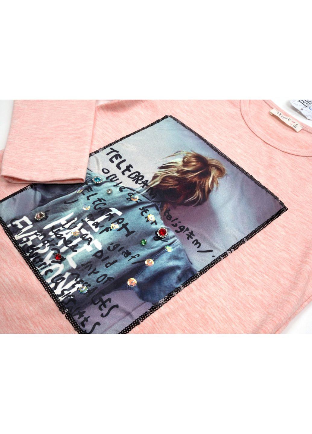 Комбинированный демисезонный набор детской одежды "i have everyone" (14088-140g-peach) Breeze