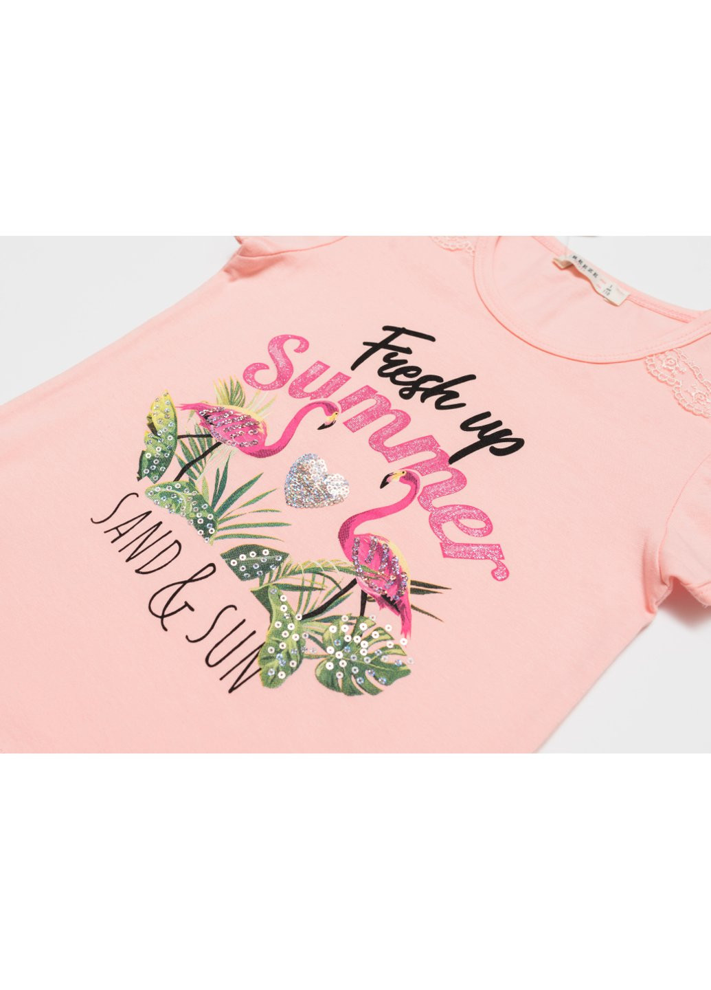 Комбінований літній набір дитячого одягу fresh up summer (14397-110g-peach) Breeze